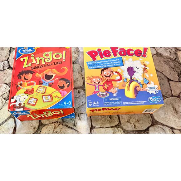 2 KIDS GAMES-ZINGO & PIE IN FACE - Picture 2 of 8